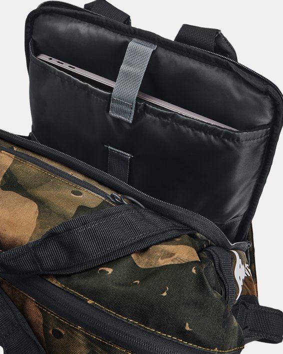 Project Rock Box Duffle Backpack, Green, pdpMainDesktop image number 3